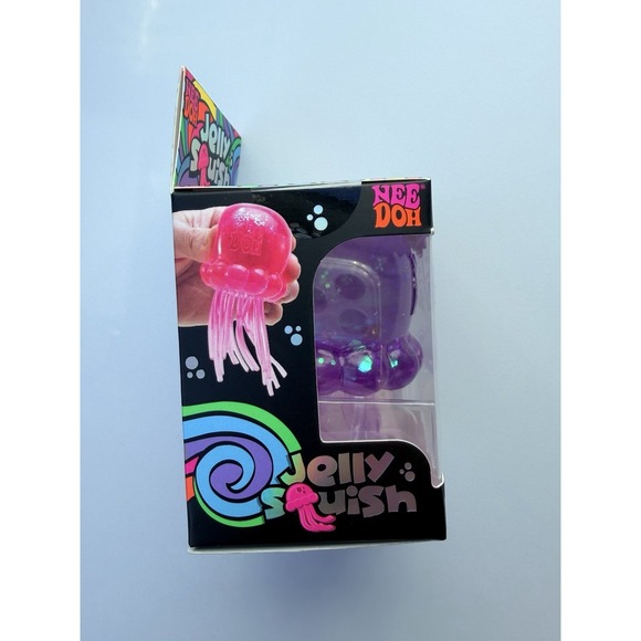 Nee Doh Jelly Squish Super Solid Squish Purple. Same Day Ship - Picture 4 of 5